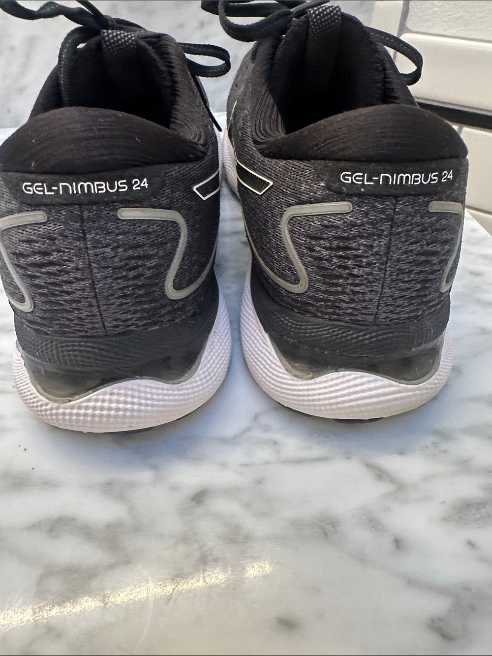 ASICS Black Running Shoes - worn a few times - Picture 13 of 14